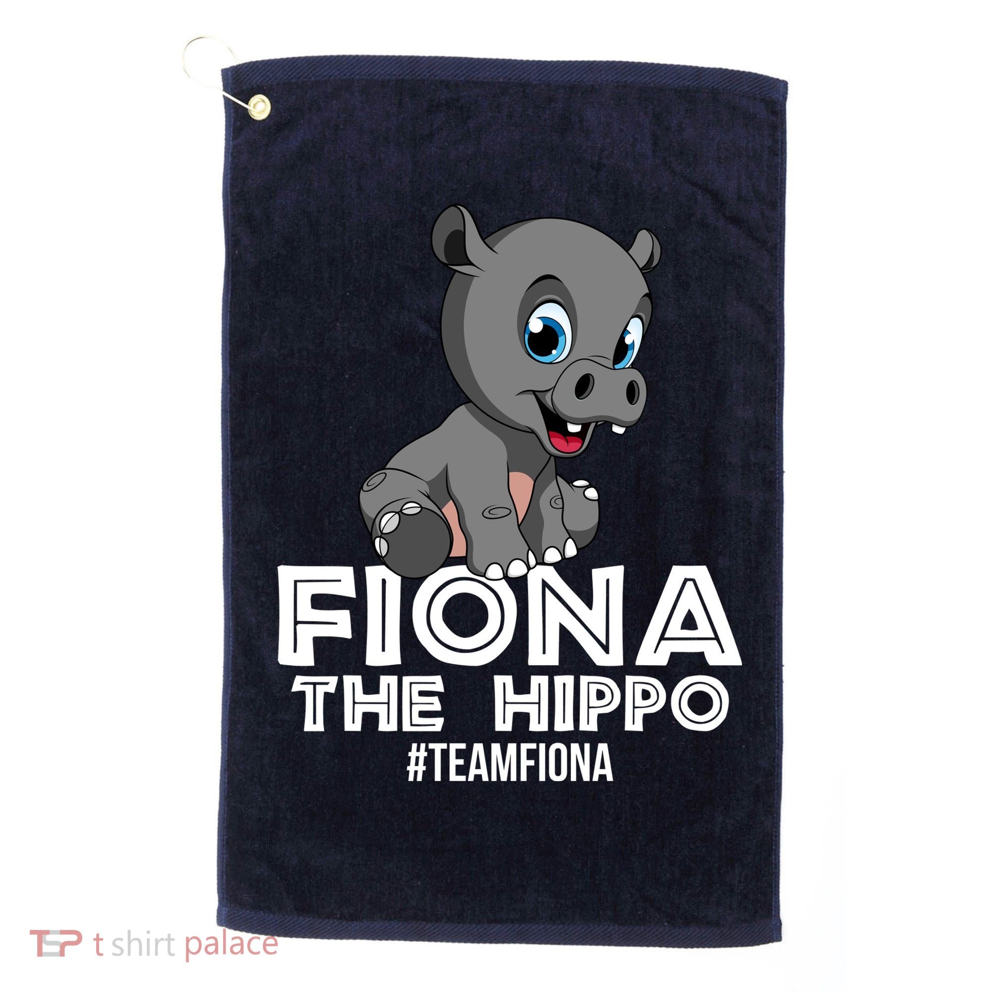 Fiona The Hippo #TeamFiona Hippopotamus Zoo Golf Towel