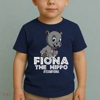 Fiona The Hippo #TeamFiona Hippopotamus Zoo Toddler T-Shirt thumb 2