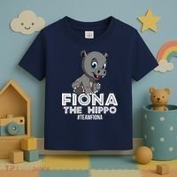 Fiona The Hippo #TeamFiona Hippopotamus Zoo Toddler T-Shirt thumb 3