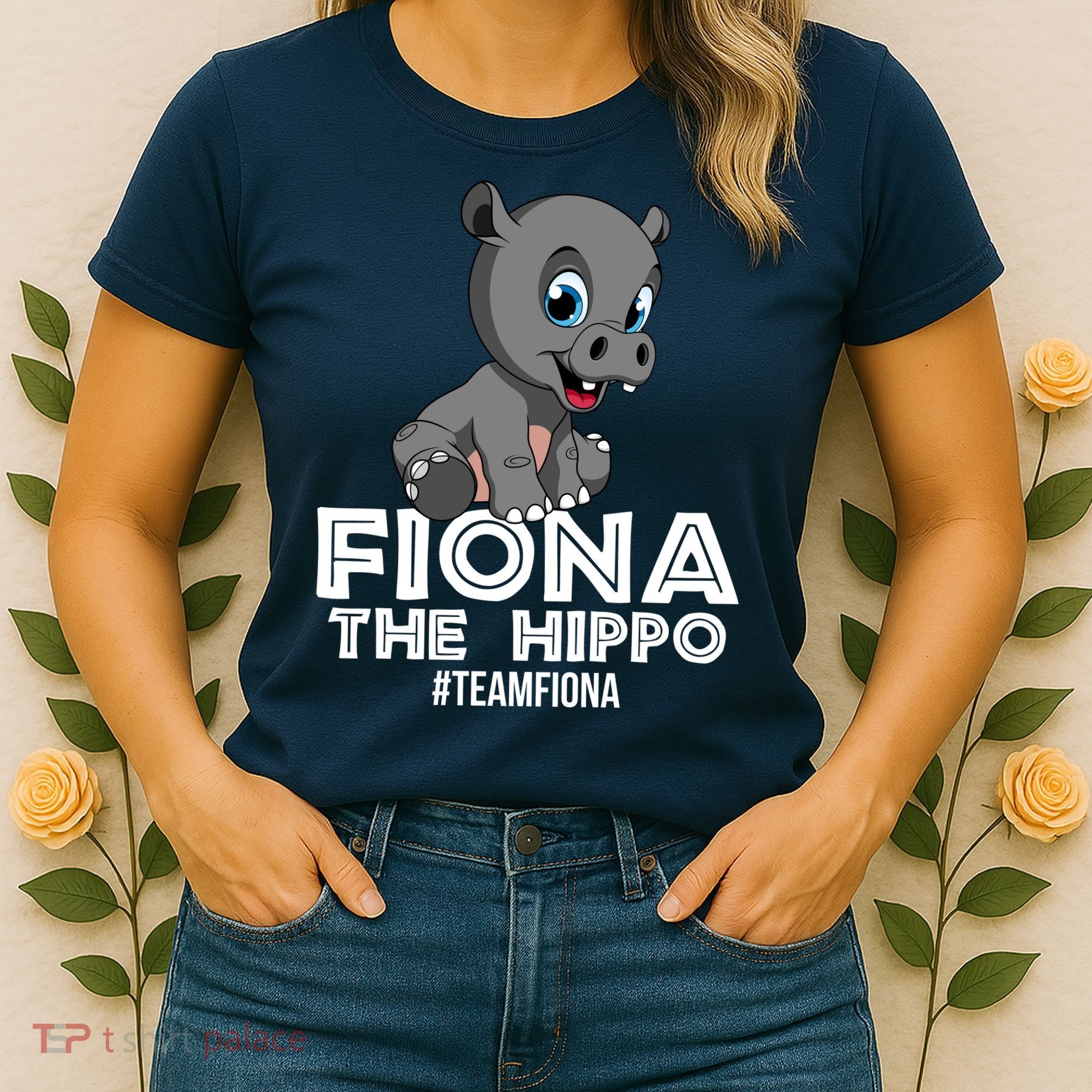 Fiona The Hippo #TeamFiona Hippopotamus Zoo Women's T-Shirt