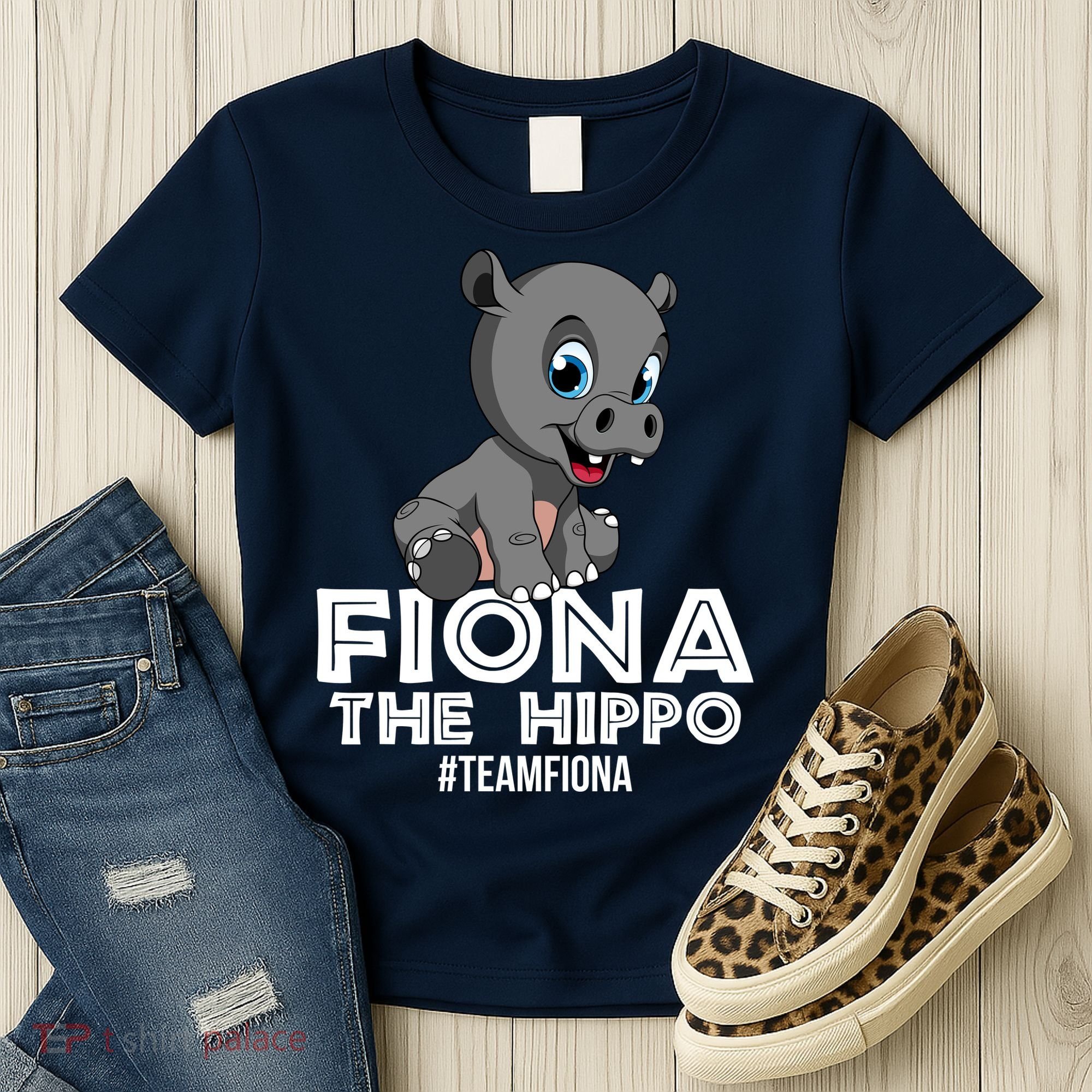 Fiona The Hippo #TeamFiona Hippopotamus Zoo Women's T-Shirt
