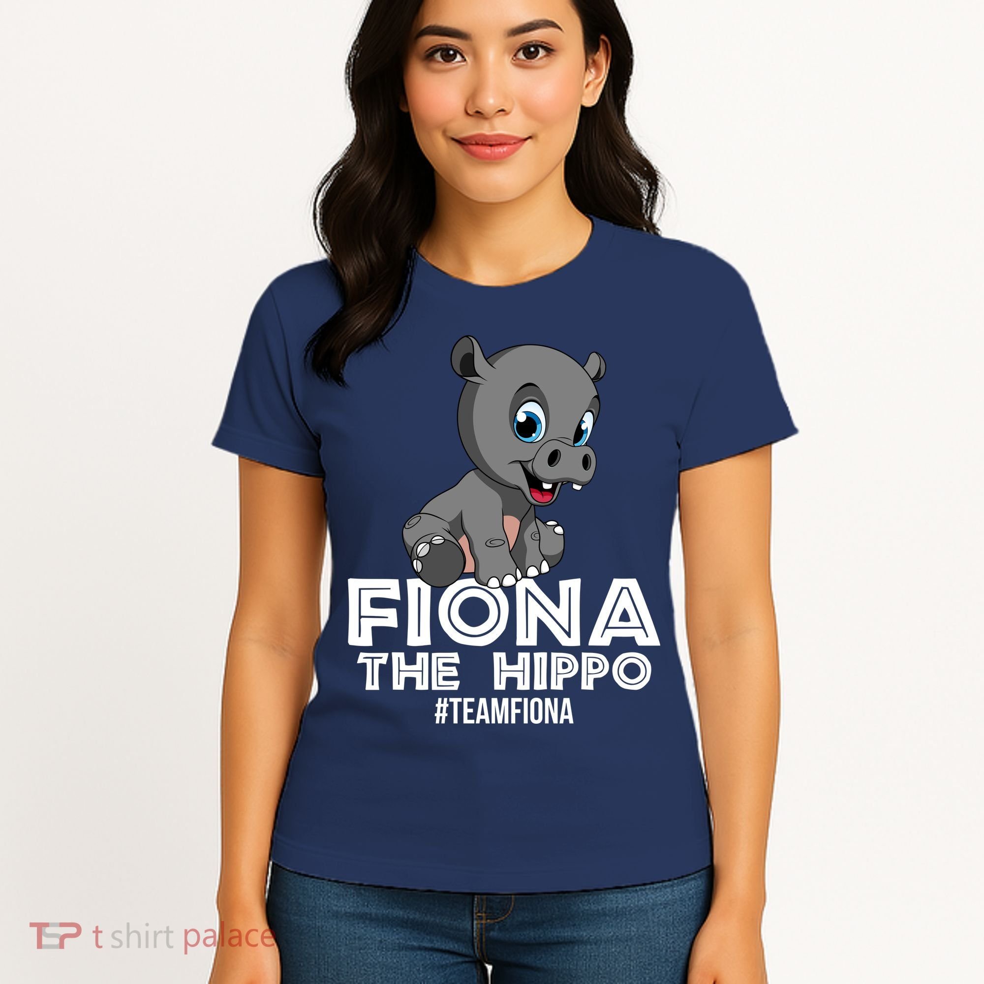 Fiona The Hippo #TeamFiona Hippopotamus Zoo Women's T-Shirt