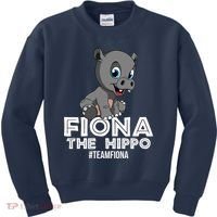 Fiona The Hippo #TeamFiona Hippopotamus Zoo Kids Sweatshirt thumb 0