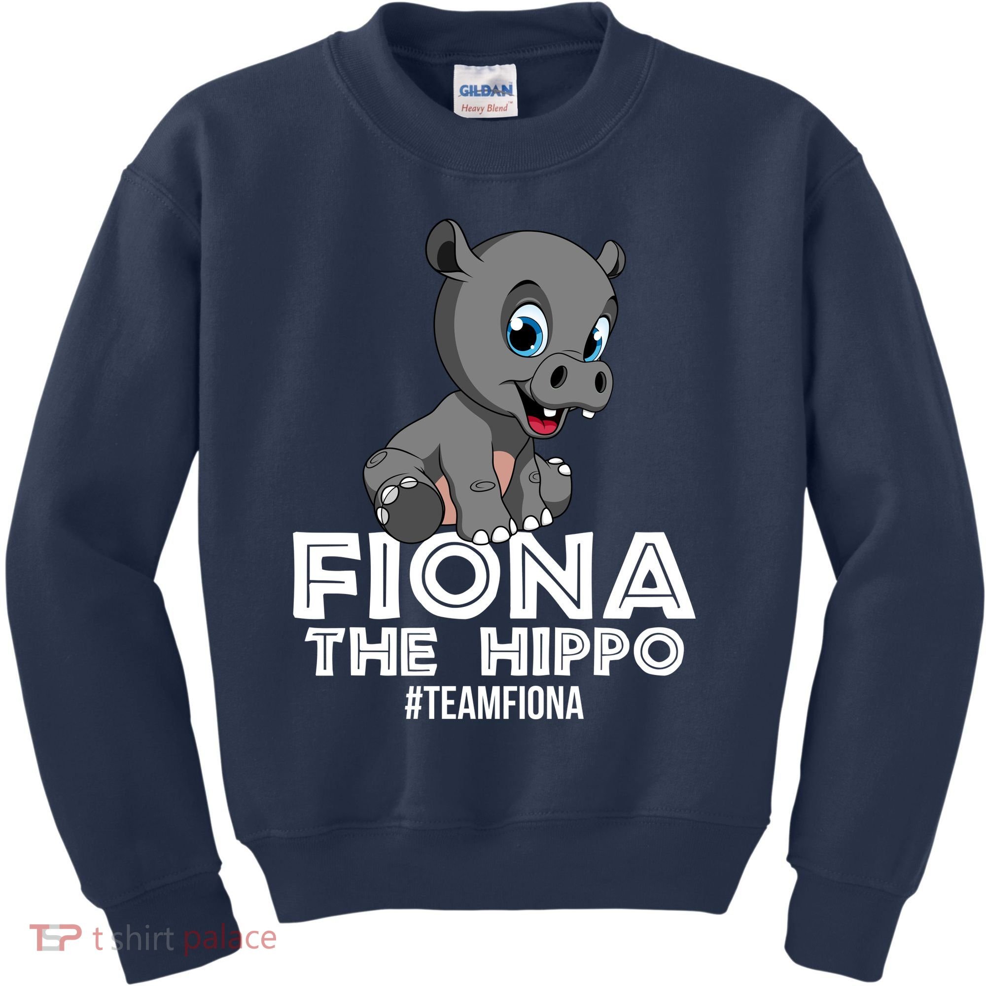 Fiona The Hippo #TeamFiona Hippopotamus Zoo Kids Sweatshirt