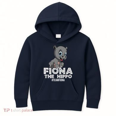 Fiona The Hippo #TeamFiona Hippopotamus Zoo Kids Hoodie