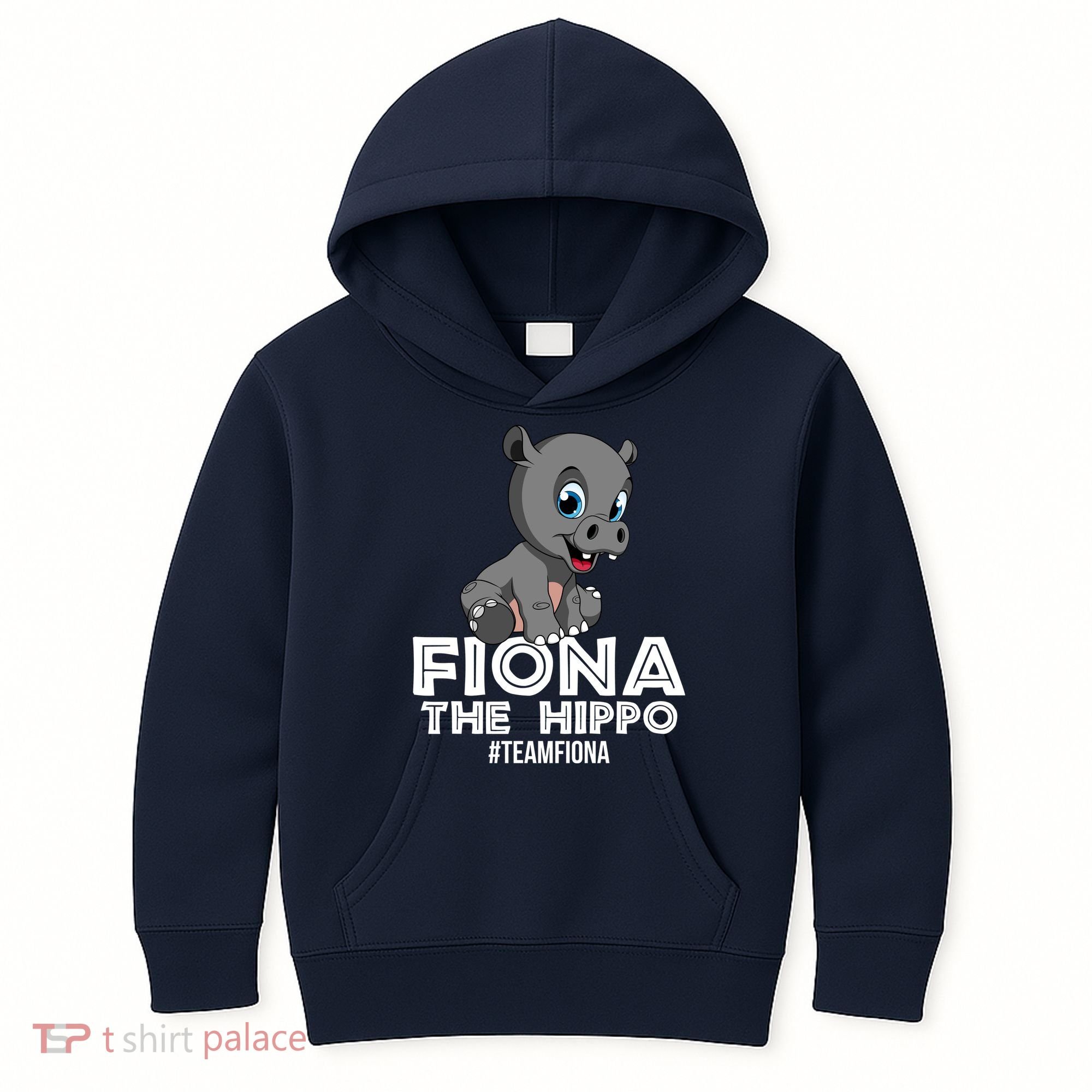 Fiona The Hippo #TeamFiona Hippopotamus Zoo Kids Hoodie