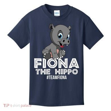 Fiona The Hippo #TeamFiona Hippopotamus Zoo Kids T-Shirt
