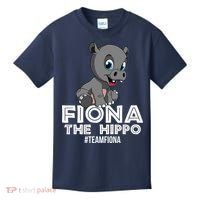 Fiona The Hippo #TeamFiona Hippopotamus Zoo Kids T-Shirt thumb 0