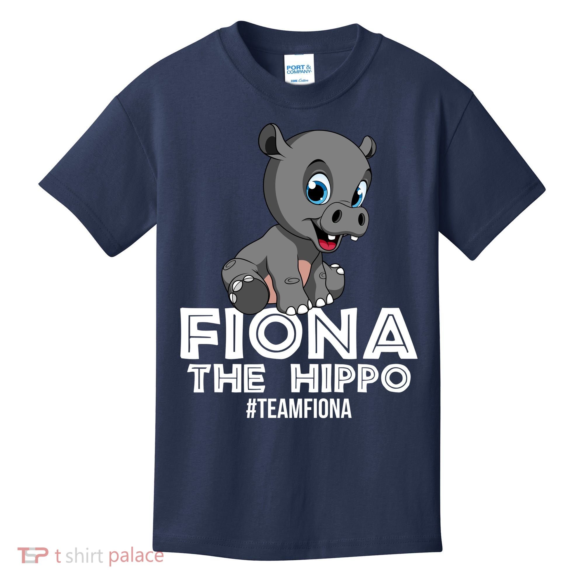 Fiona The Hippo #TeamFiona Hippopotamus Zoo Kids T-Shirt