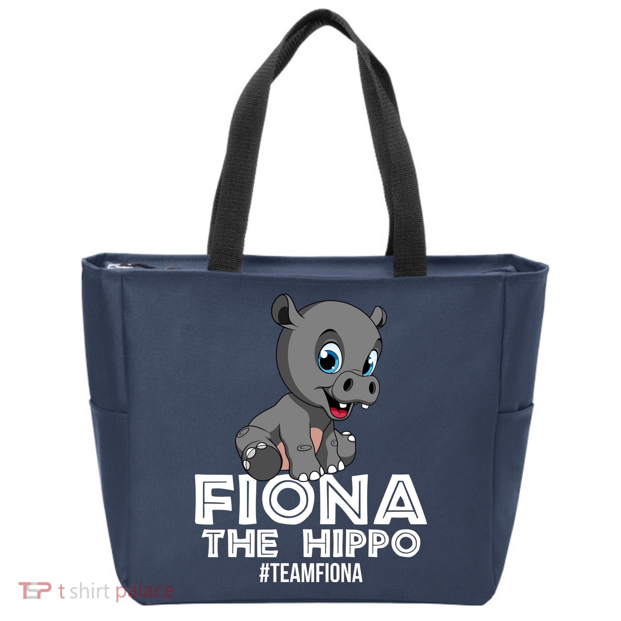 Fiona The Hippo #TeamFiona Hippopotamus Zoo Tote Bag