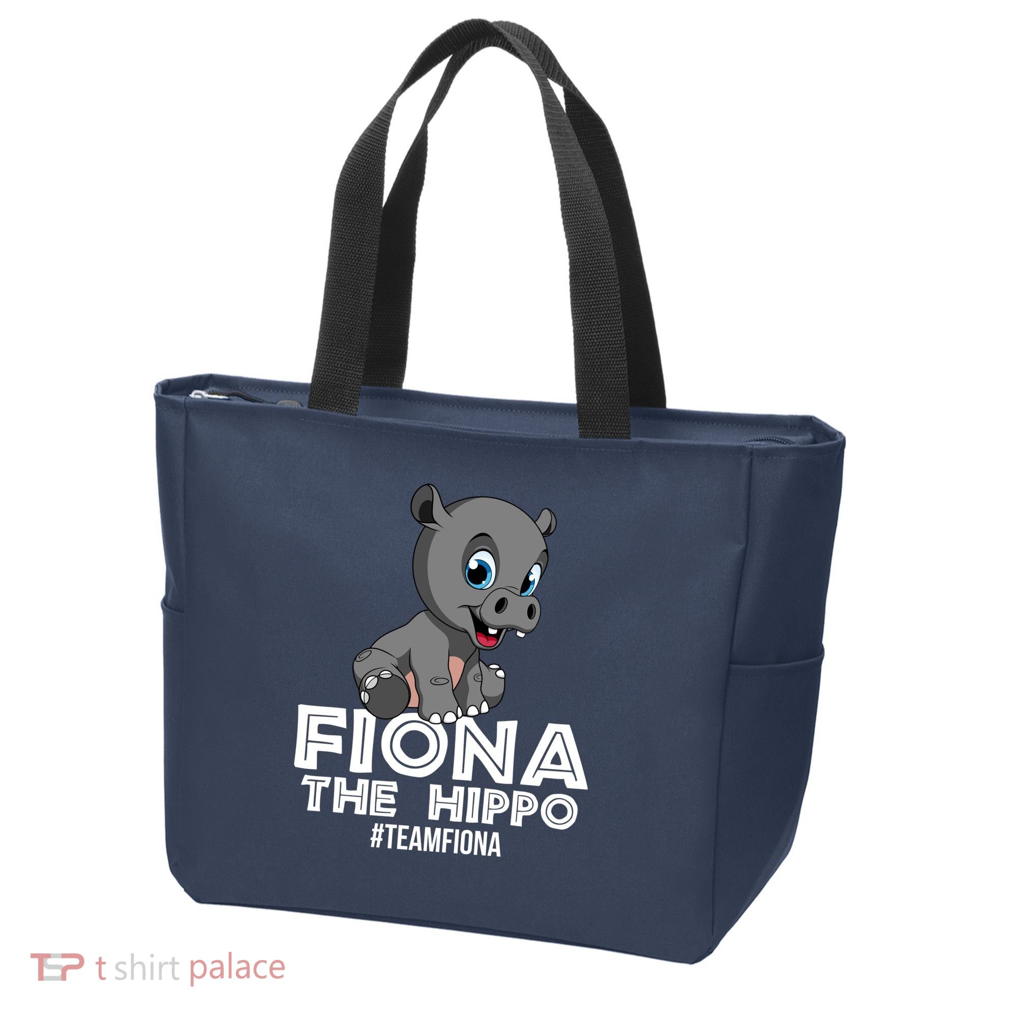 Fiona The Hippo #TeamFiona Hippopotamus Zoo Tote Bag