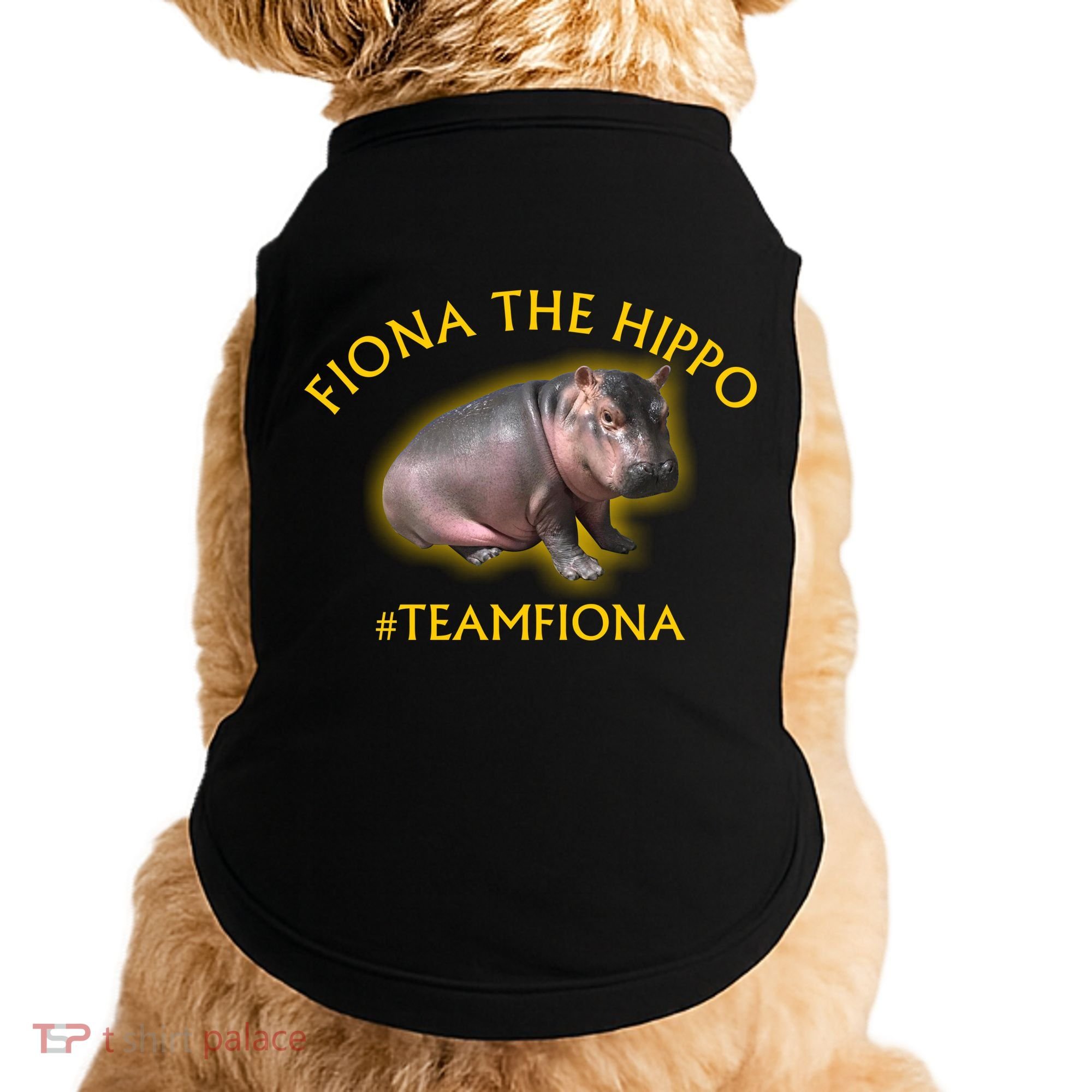 Fiona The Hippo #TeamFiona Photo Doggie Tank