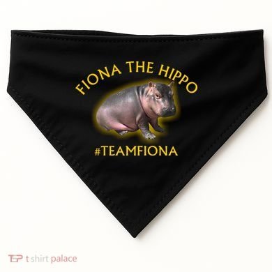 Fiona The Hippo #TeamFiona Photo USA-Made Doggie Bandana