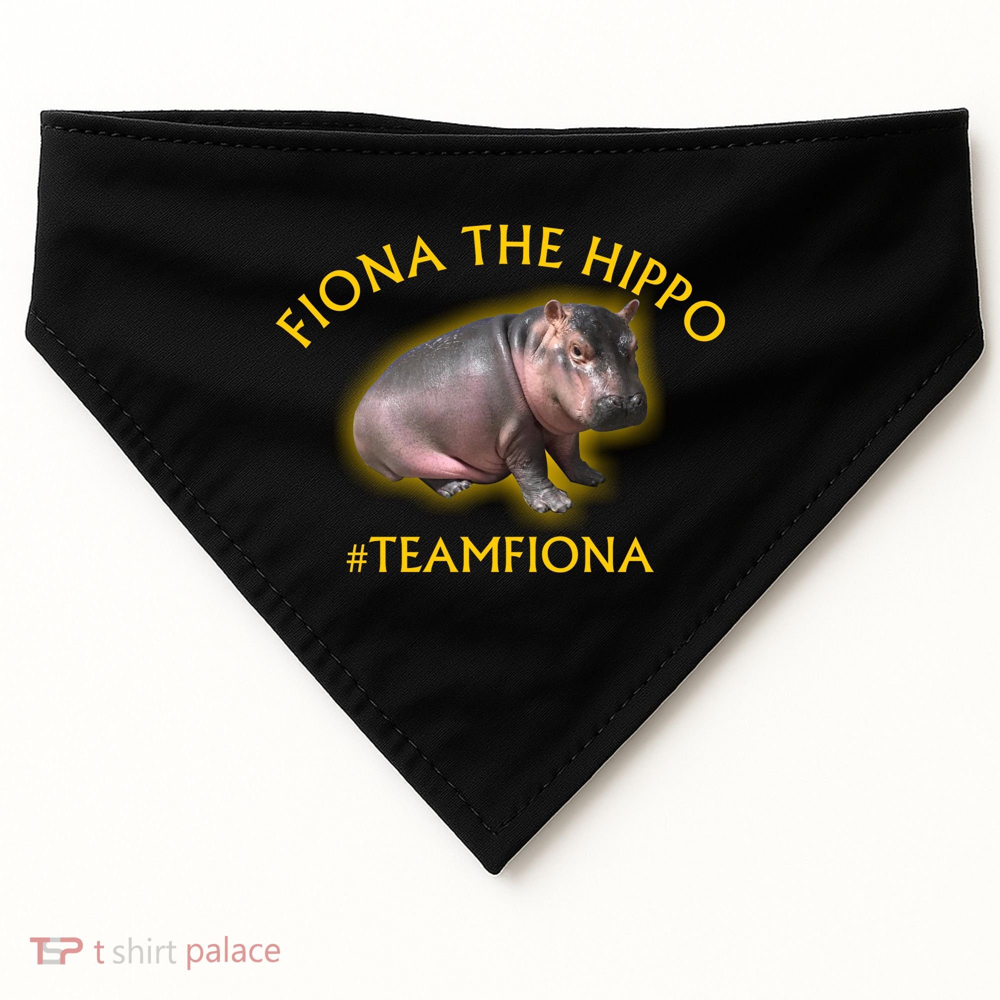 Fiona The Hippo #TeamFiona Photo USA-Made Doggie Bandana