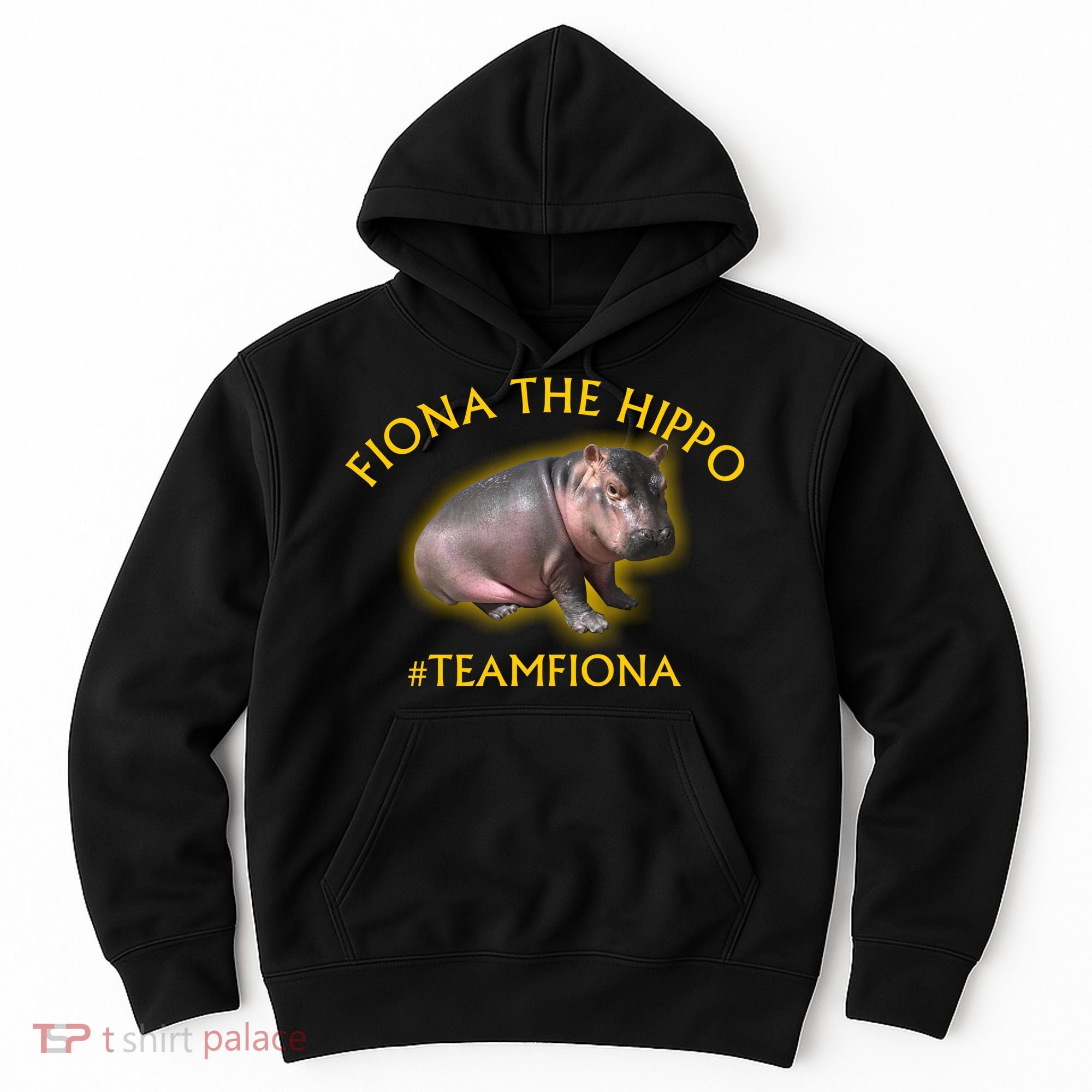 Fiona The Hippo #TeamFiona Photo Hoodie