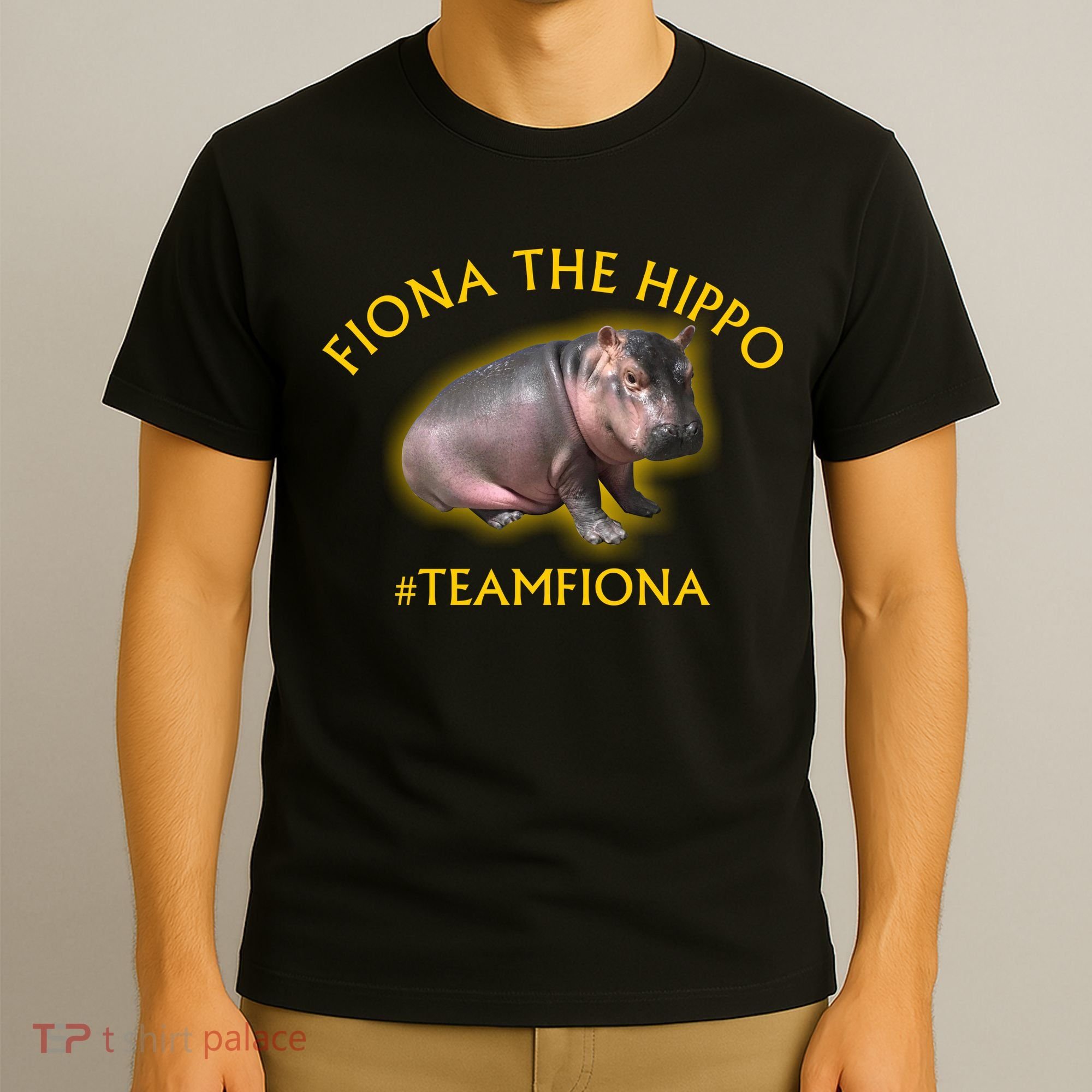 Fiona The Hippo #TeamFiona Photo T-Shirt