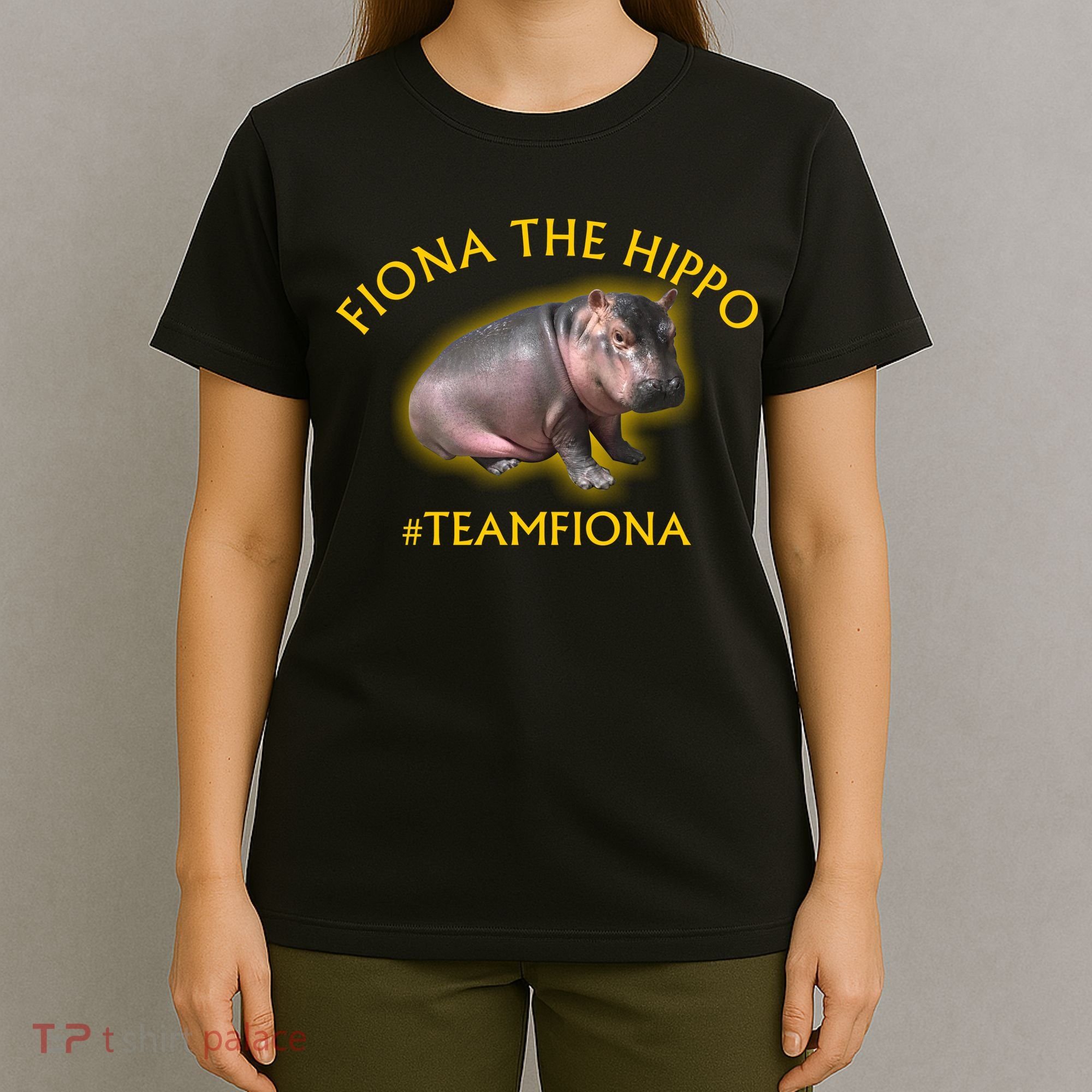 Fiona The Hippo #TeamFiona Photo T-Shirt