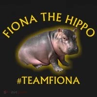 Fiona The Hippo #TeamFiona Photo T-Shirt thumb 7