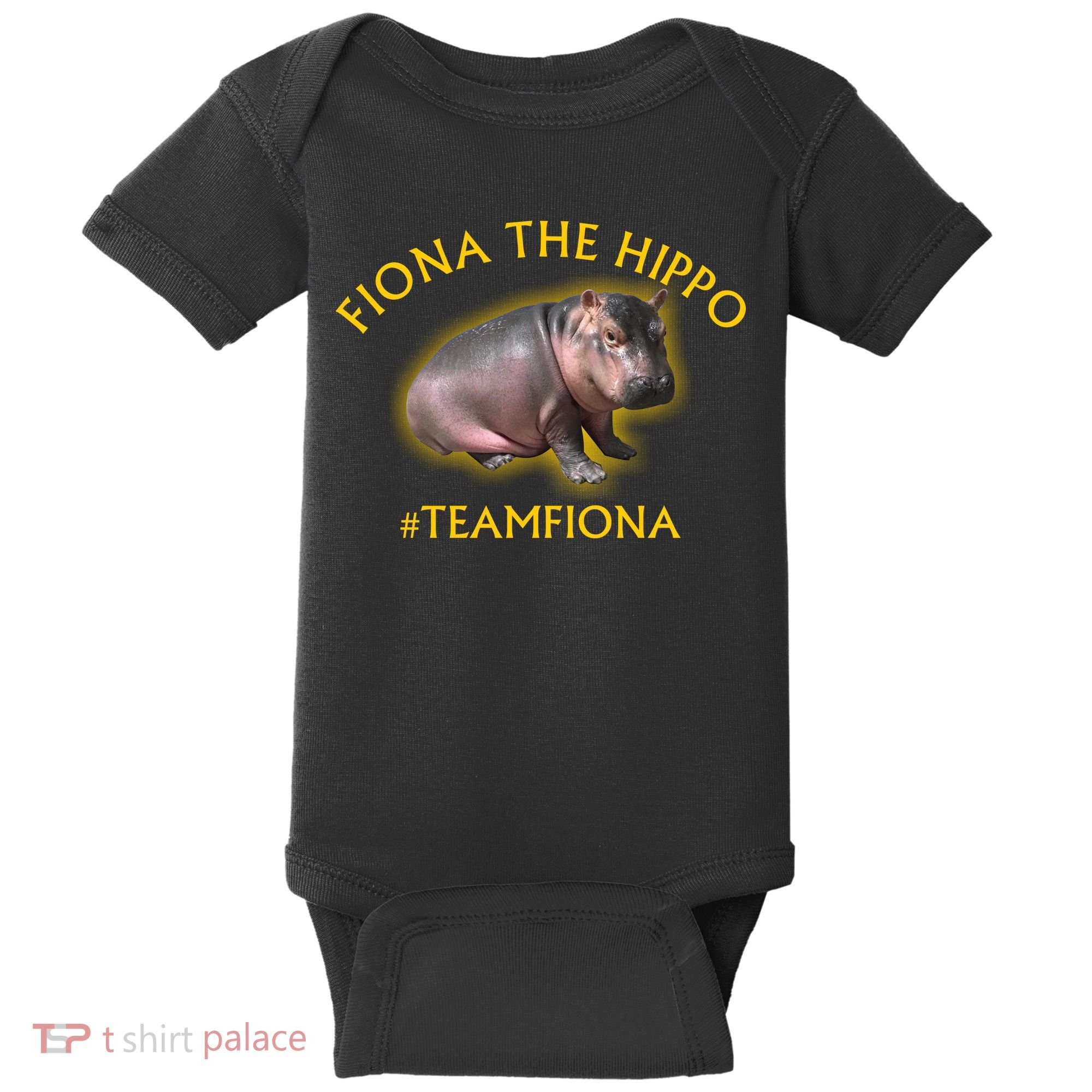 Fiona The Hippo #TeamFiona Photo Baby Bodysuit