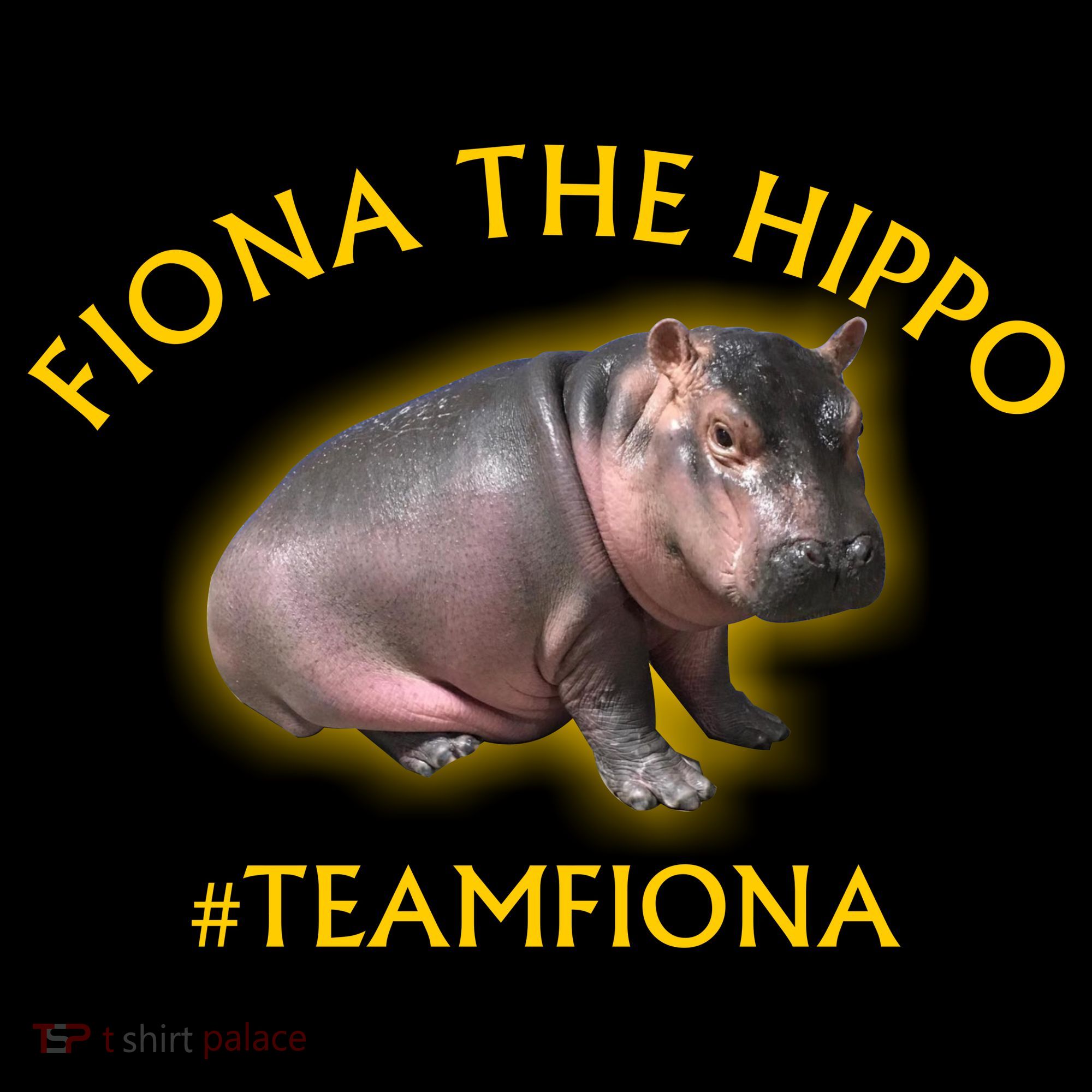 Fiona The Hippo #TeamFiona Photo Kids Long Sleeve Shirt