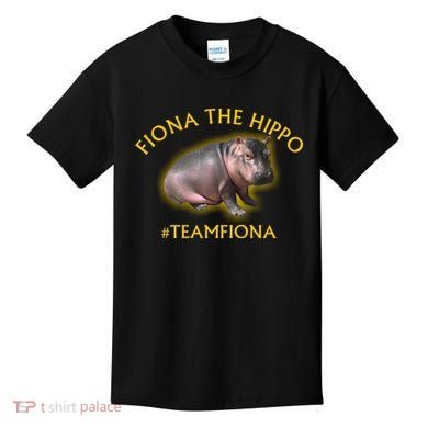 Fiona The Hippo #TeamFiona Photo Kids T-Shirt