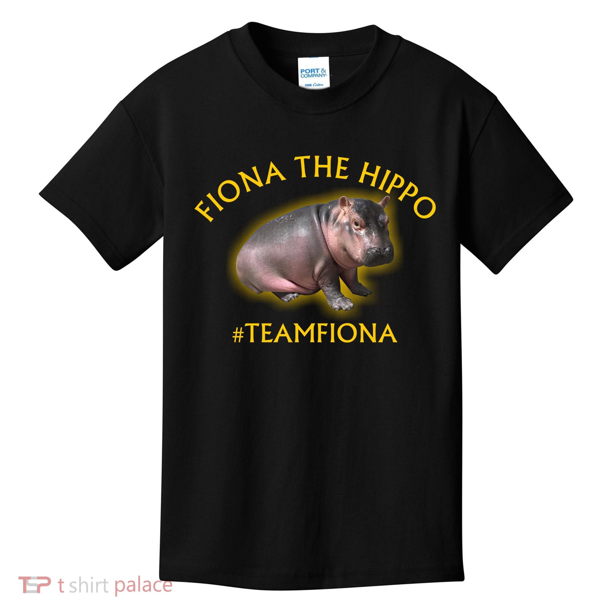 Fiona The Hippo #TeamFiona Photo Kids T-Shirt