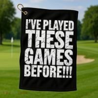 Funny IVe Played These Games Before Gift Golf Towel thumb 1
