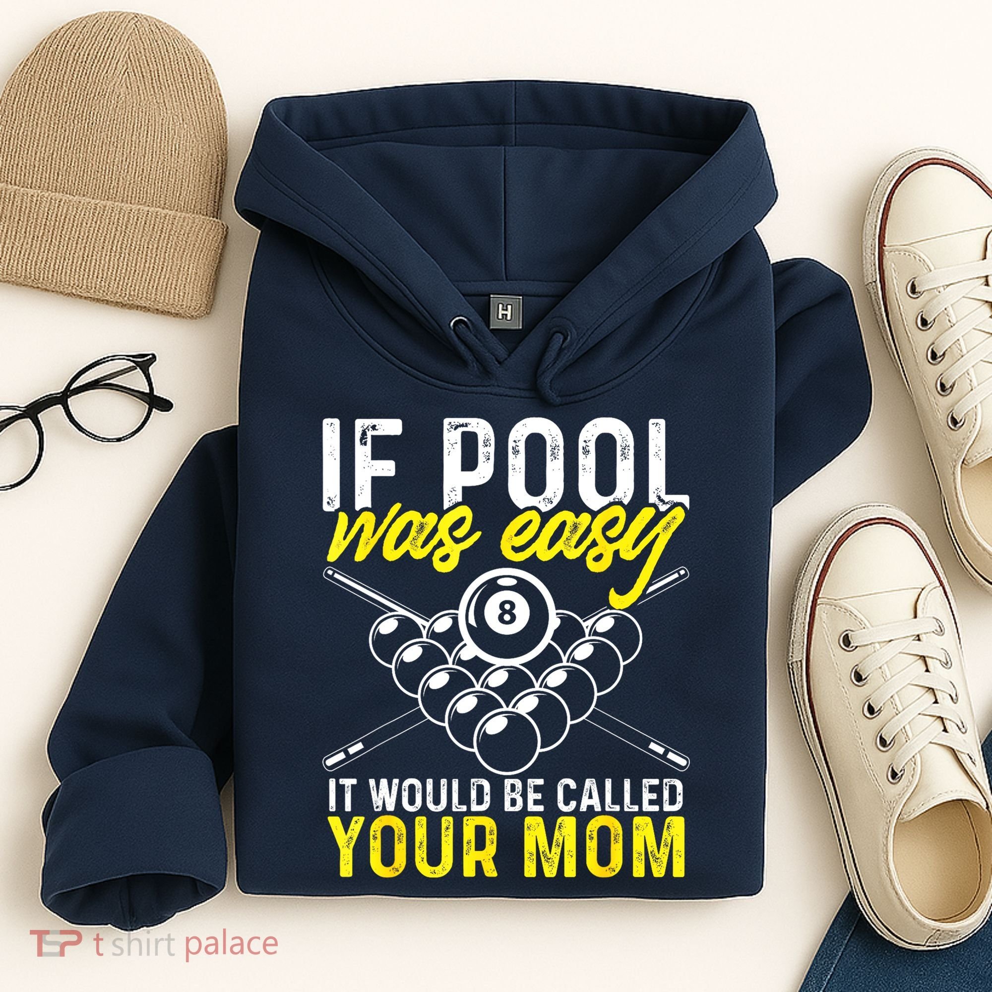 Funny If Pool Was Easy Billiard Player Gift Hoodie