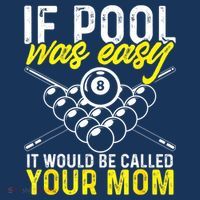 Funny If Pool Was Easy Billiard Player Gift Hoodie thumb 7