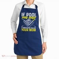 Funny If Pool Was Easy Billiard Player Gift Apron thumb 2
