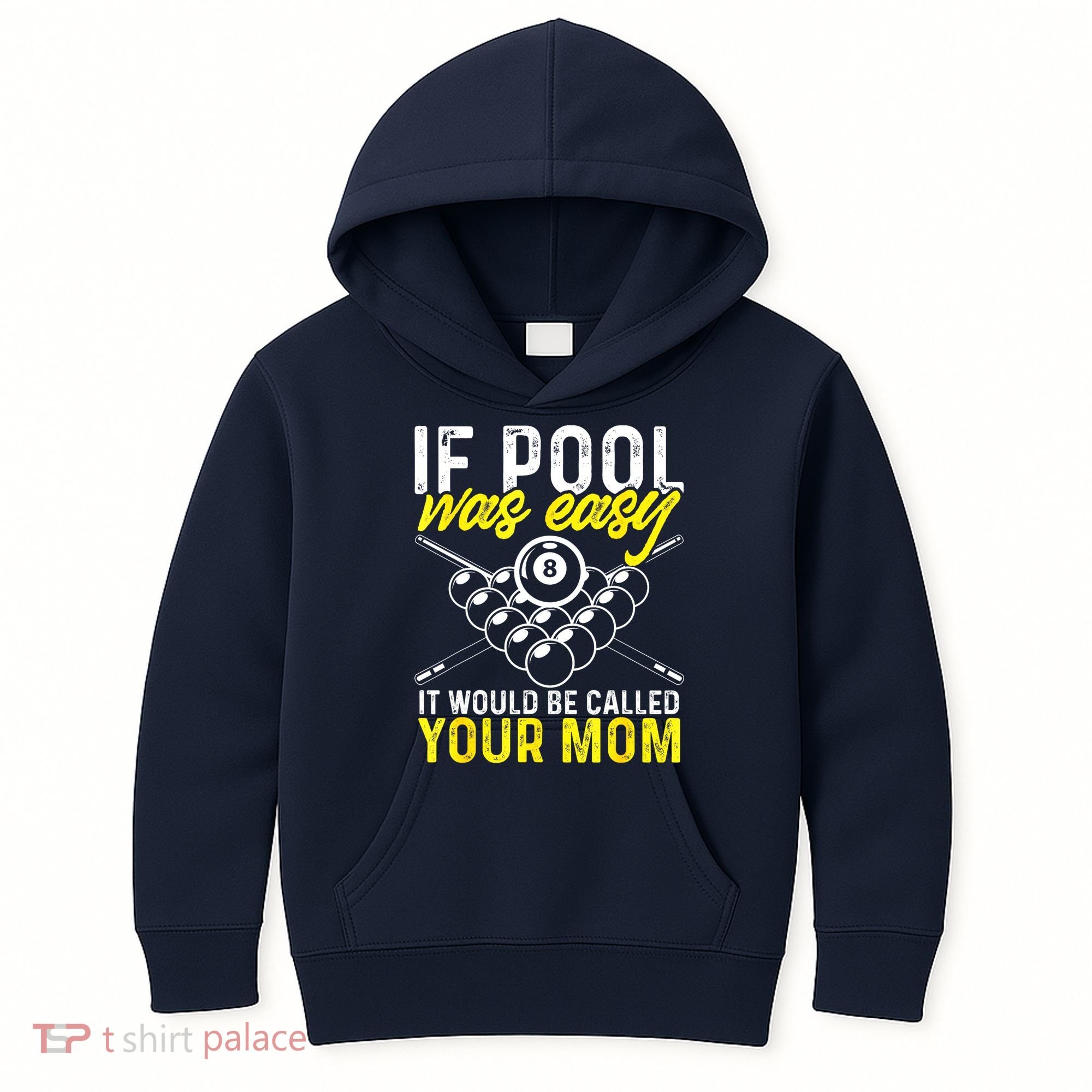 Funny If Pool Was Easy Billiard Player Gift Kids Hoodie