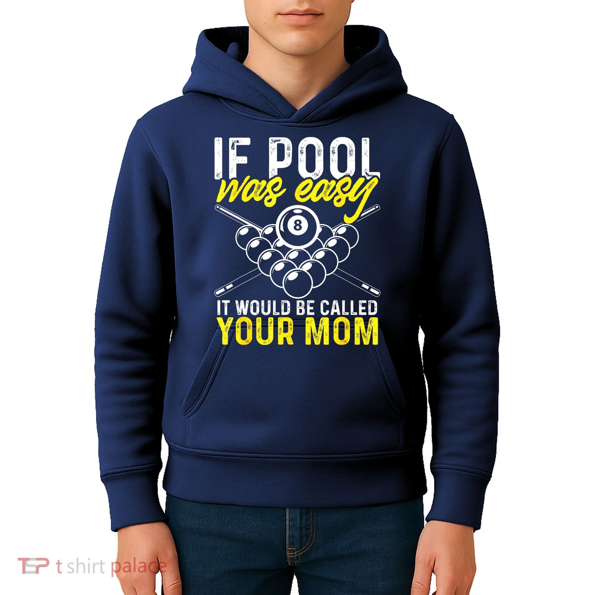 Funny If Pool Was Easy Billiard Player Gift Kids Hoodie