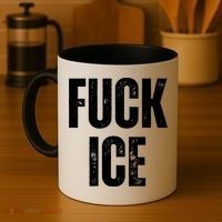 Fuck Ice Protest & Resist Support Immigrants Coffee Mug thumb 4