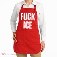 Fuck Ice Protest & Resist Support Immigrants Apron thumb 2
