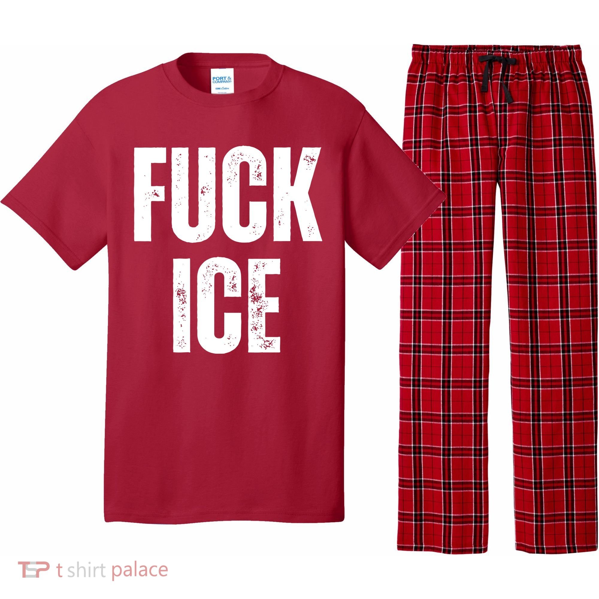 Fuck Ice Protest & Resist Support Immigrants Pajama Set