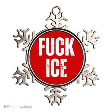 Fuck Ice Protest & Resist Support Immigrants Ornament