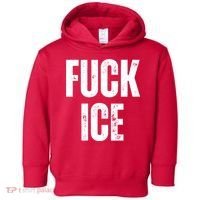 Fuck Ice Protest & Resist Support Immigrants Toddler Hoodie thumb 0