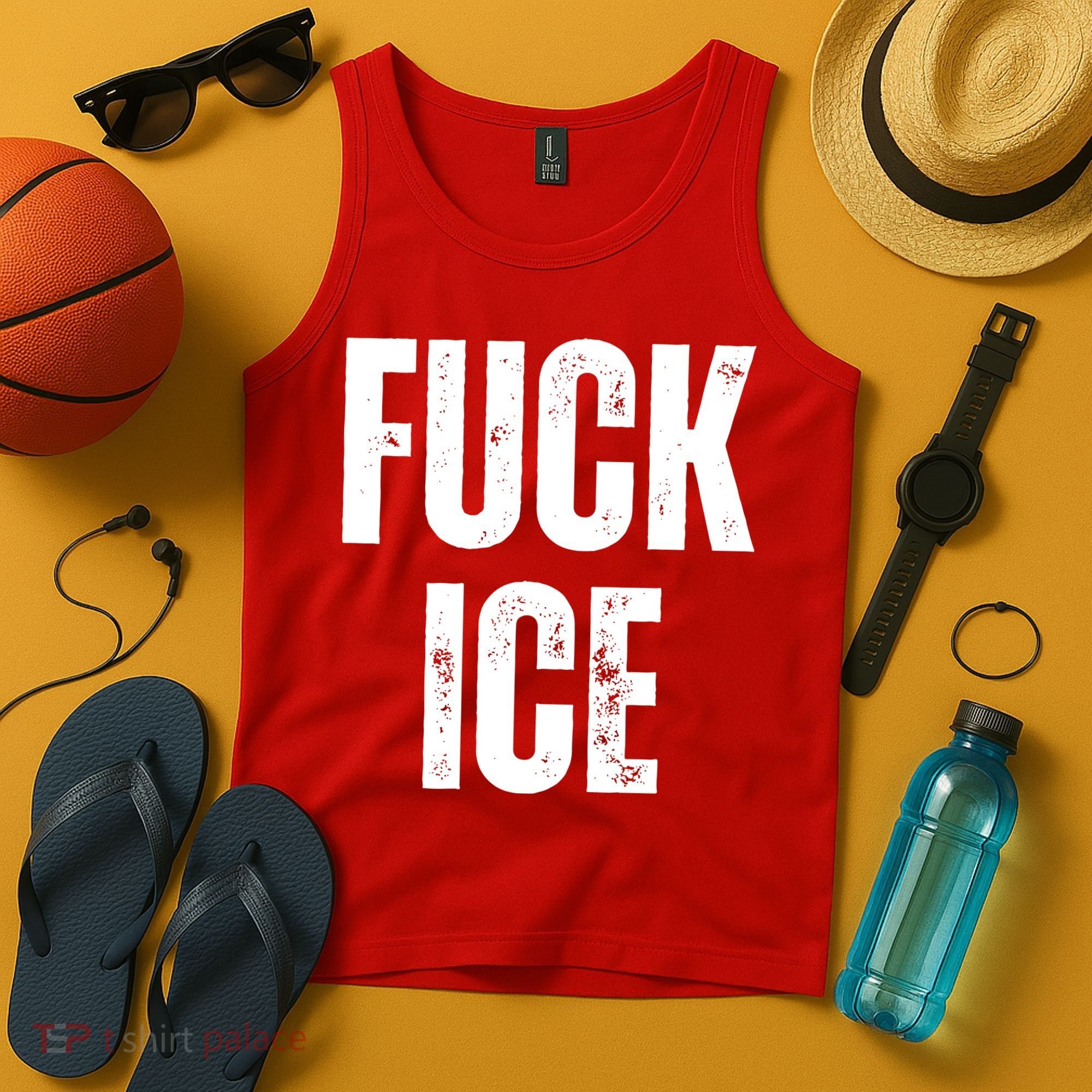 Fuck Ice Protest & Resist Support Immigrants Tank Top