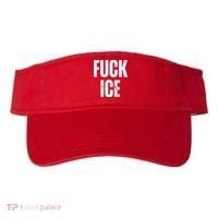 Fuck Ice Protest & Resist Support Immigrants Visor thumb 0