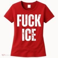 Fuck Ice Protest & Resist Support Immigrants Women's T-Shirt thumb 0