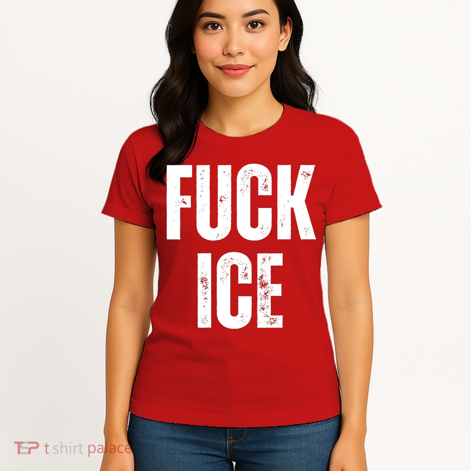 Fuck Ice Protest & Resist Support Immigrants Women's T-Shirt