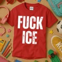 Fuck Ice Protest & Resist Support Immigrants Kids T-Shirt thumb 3