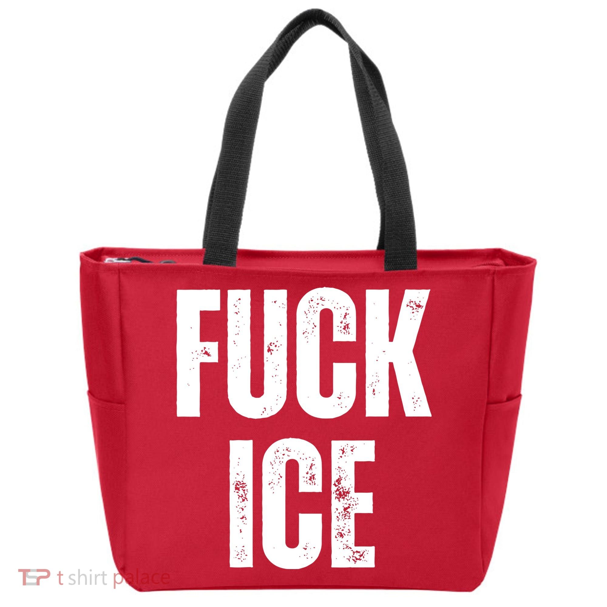 Fuck Ice Protest & Resist Support Immigrants Tote Bag