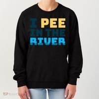 Funny I Pee In The River Summer Tubing Family Float Trip Gift Women's Sweatshirt thumb 0