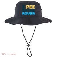 Funny I Pee In The River Summer Tubing Family Float Trip Gift Bucket Hat thumb 0