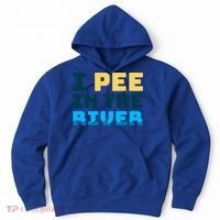 Funny I Pee In The River Summer Tubing Family Float Trip Gift Hoodie thumb 0