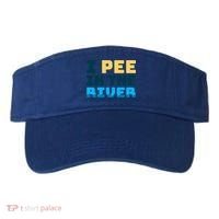 Funny I Pee In The River Summer Tubing Family Float Trip Gift Visor thumb 0