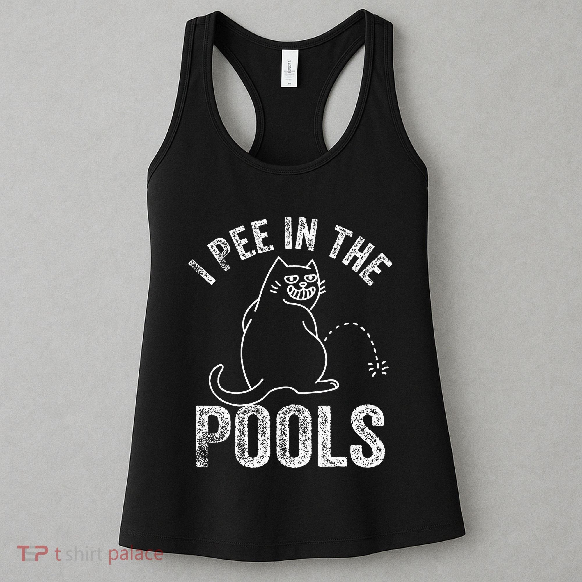 Funny I Pee In Pools Summer Vacation Men Women Women's Tank Top