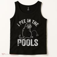 Funny I Pee In Pools Summer Vacation Men Women Tank Top thumb 2