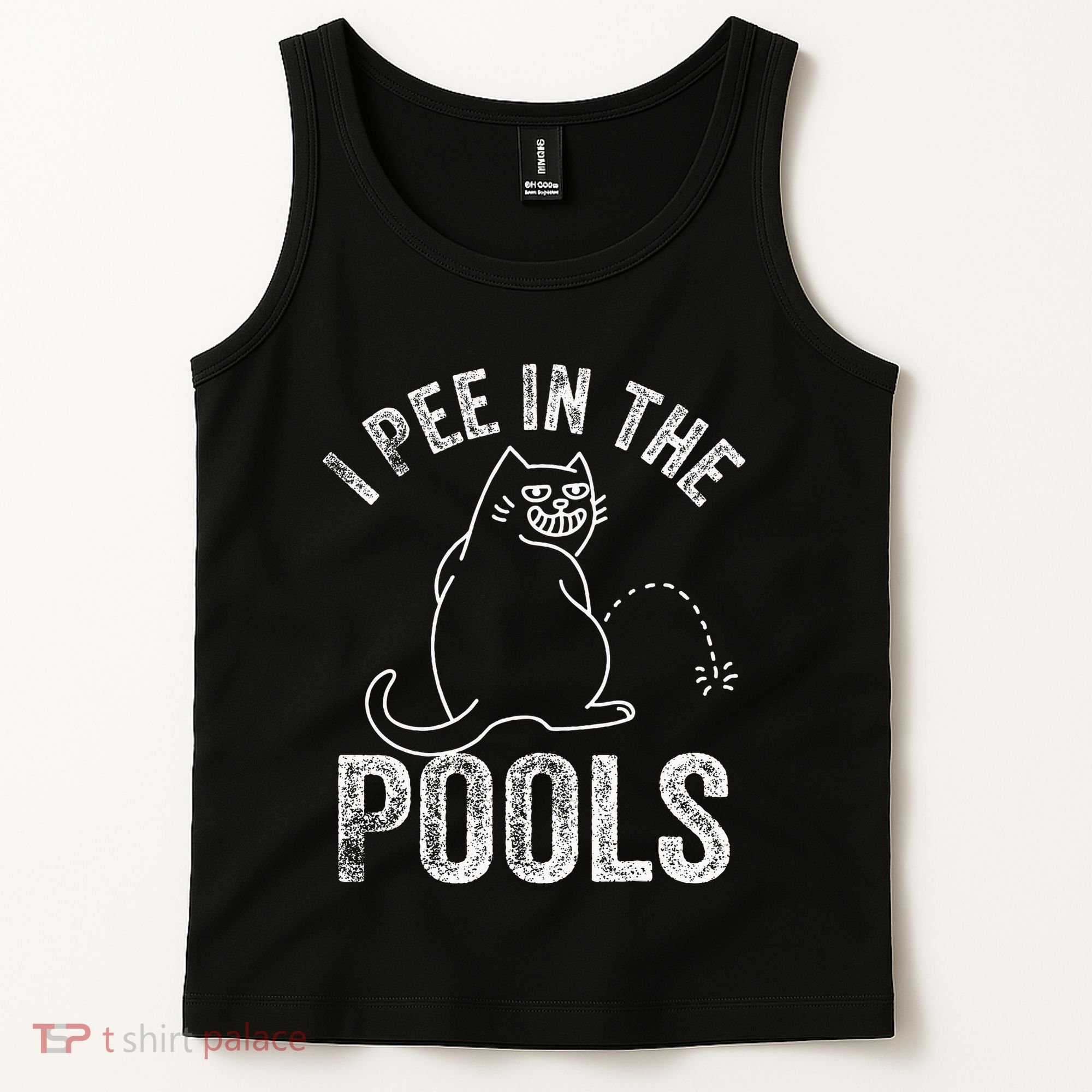 Funny I Pee In Pools Summer Vacation Men Women Tank Top